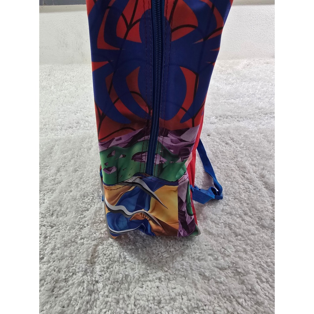Marvel Heroes Backpack Red Spider-Man Iron Man Hulk Comic Book School Bag - Picture 6 of 13